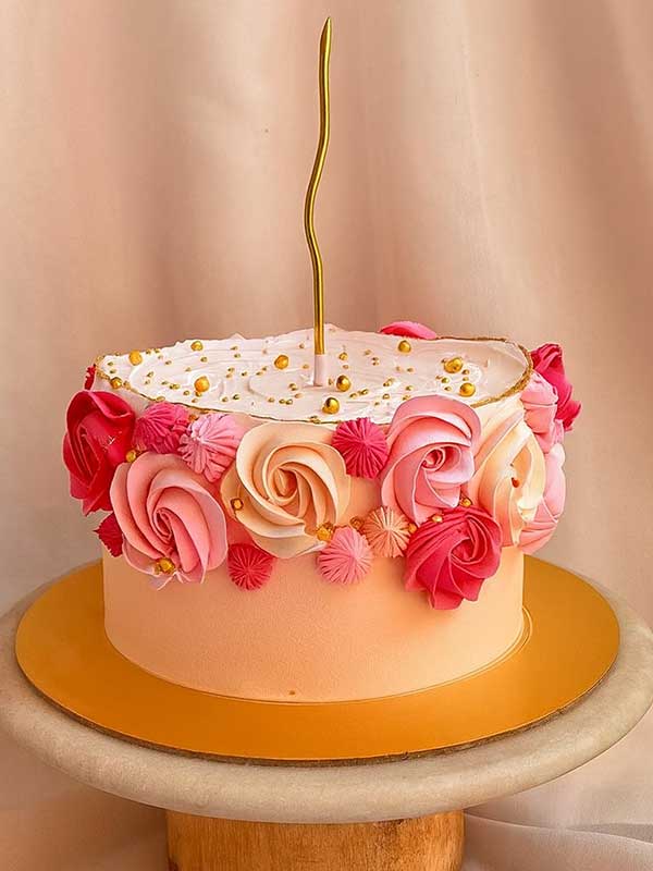 Rose Creme Cake