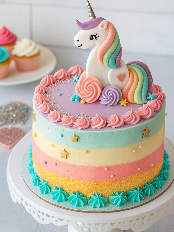 Sparkle Unicorn Designer Cake