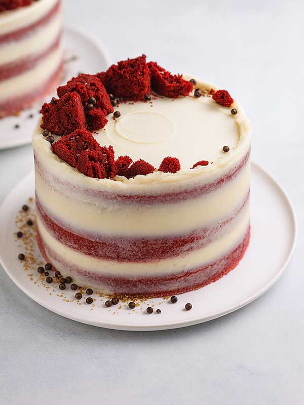 Rustic Red Velvet  Cake