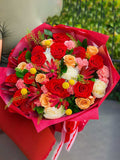 Elegant Red, Yellow & Pink Mix