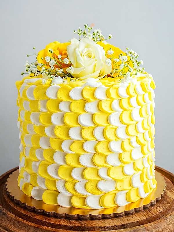 Butterscotch Bloom  Cake