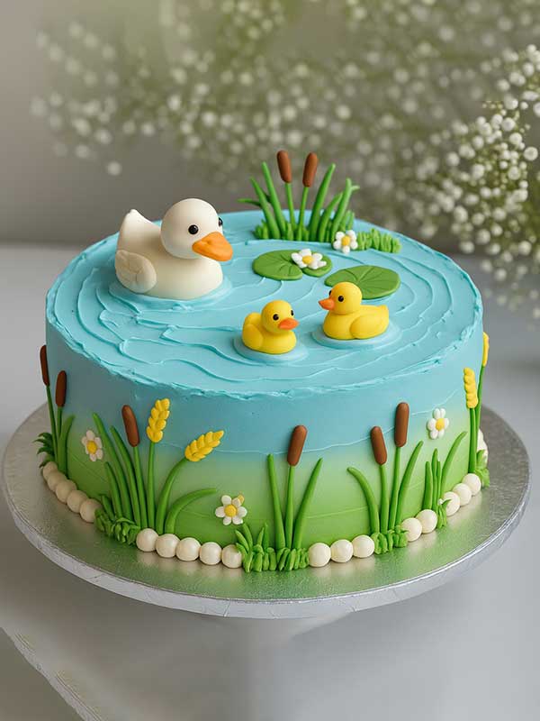 Duck Theme Cake