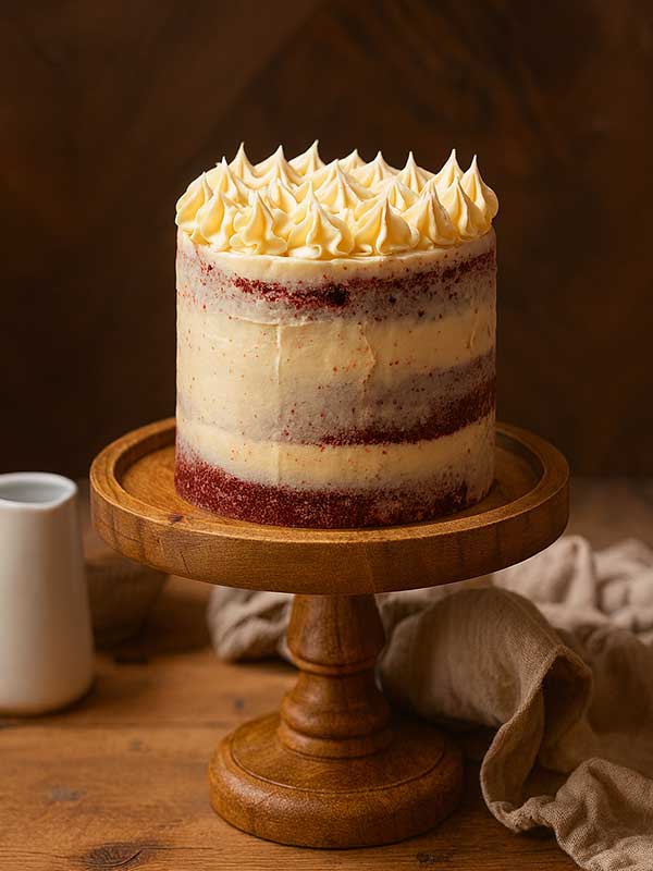 Classic Red Velvet Round Cake