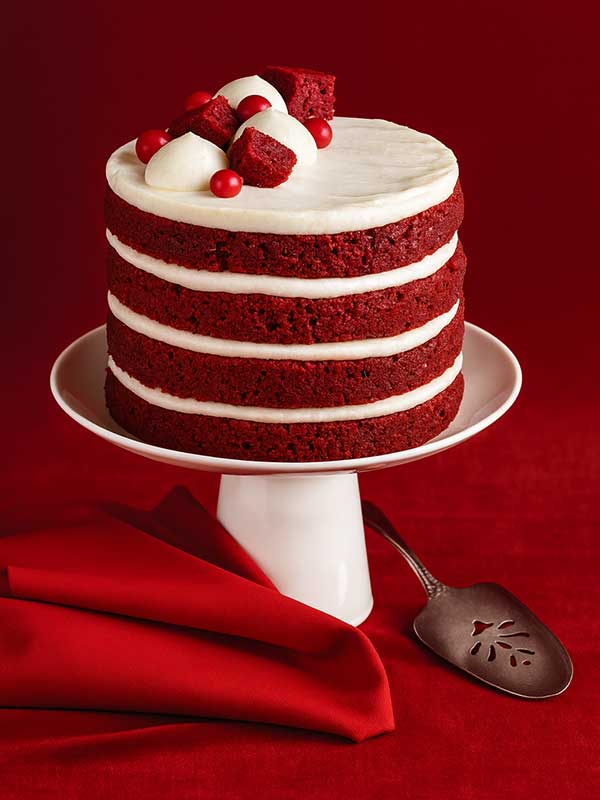 Rustic Red Velvet Cake