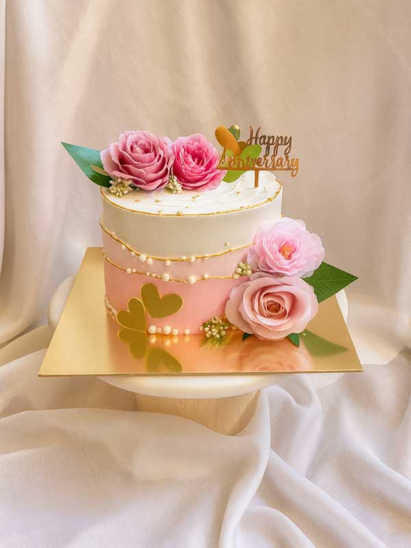 Double Layer Chocolate Bliss Cake