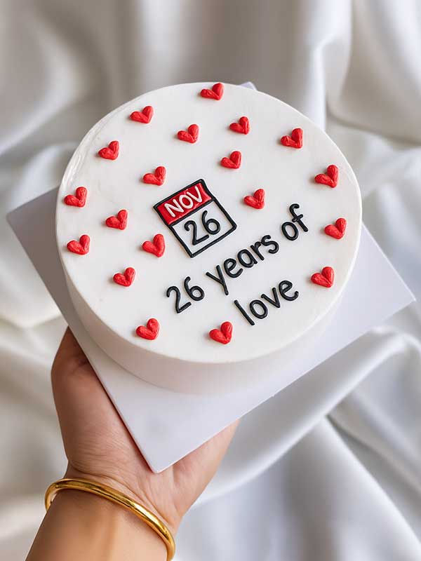 Chocolate Romance Anniversary Cake