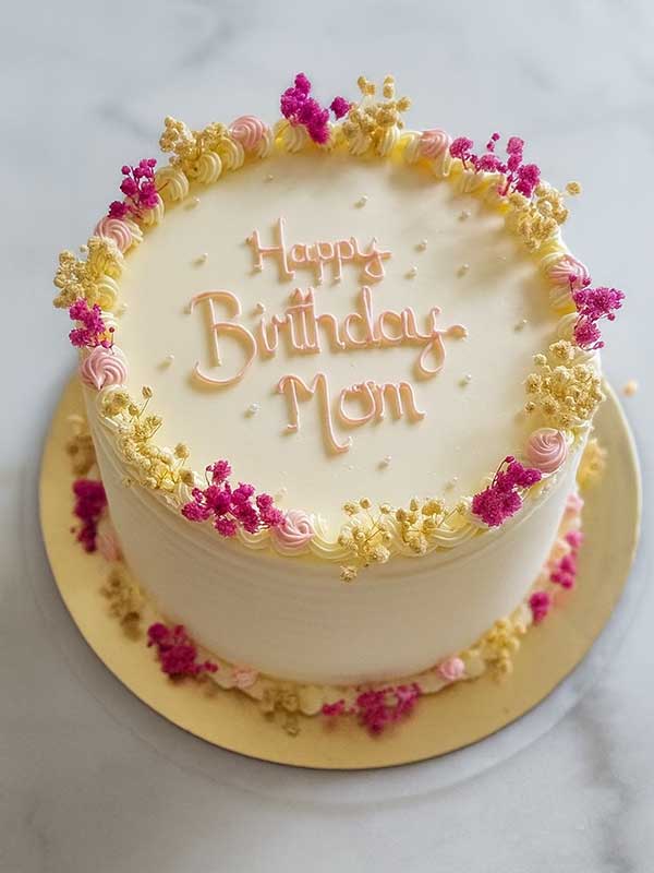 Happy Birthday Mom Chocolate Cake