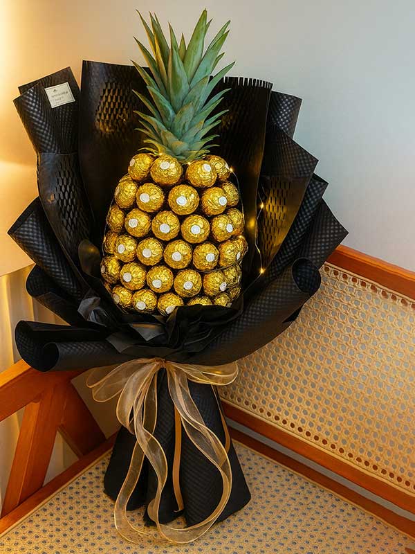 Pineapple Chocolate Tower