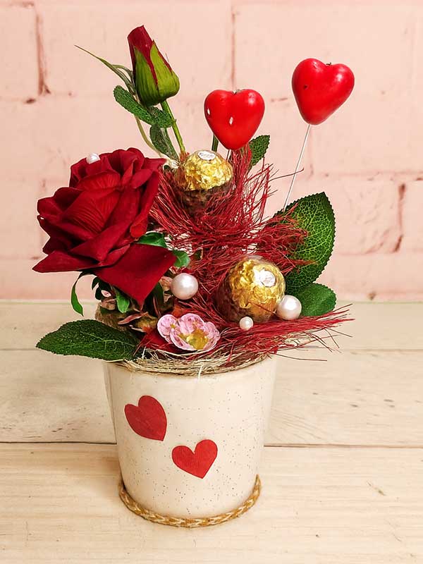 Heart Ceramic Love Arrangement