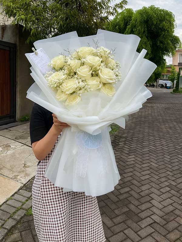 White Rose Korean Wrap