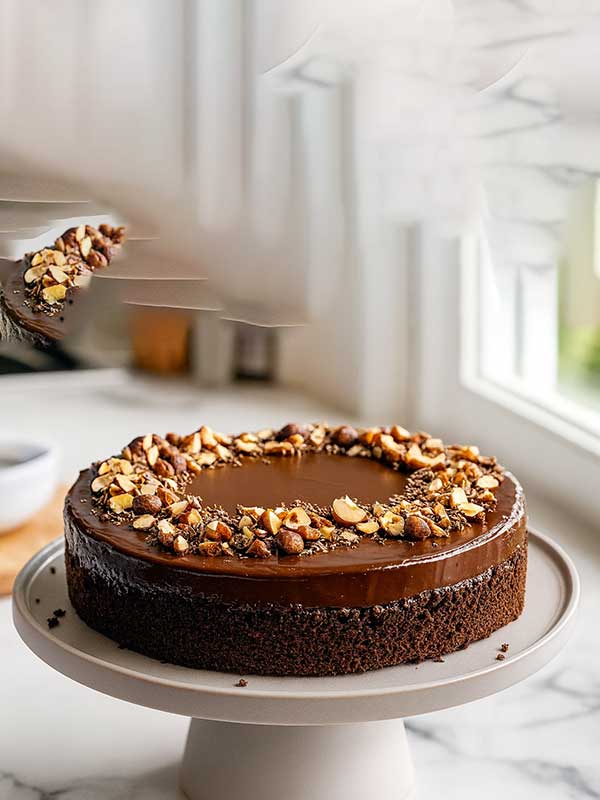 Classic Chocolate Truffle Cake