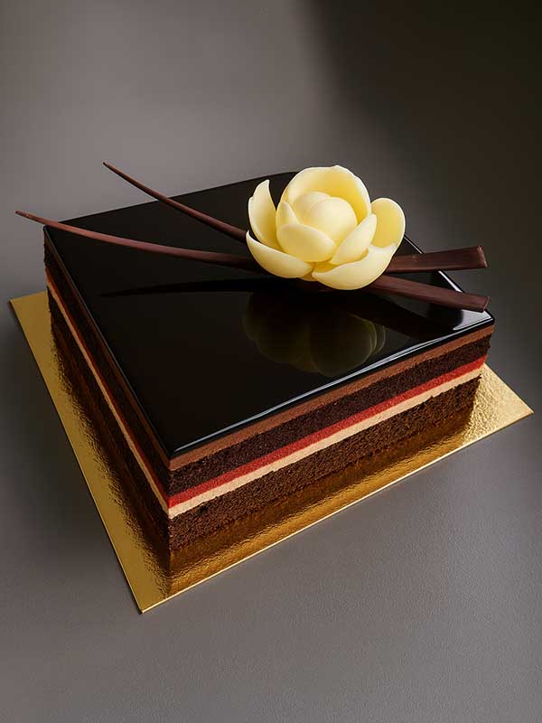 Classic Chocolate Truffle Cake