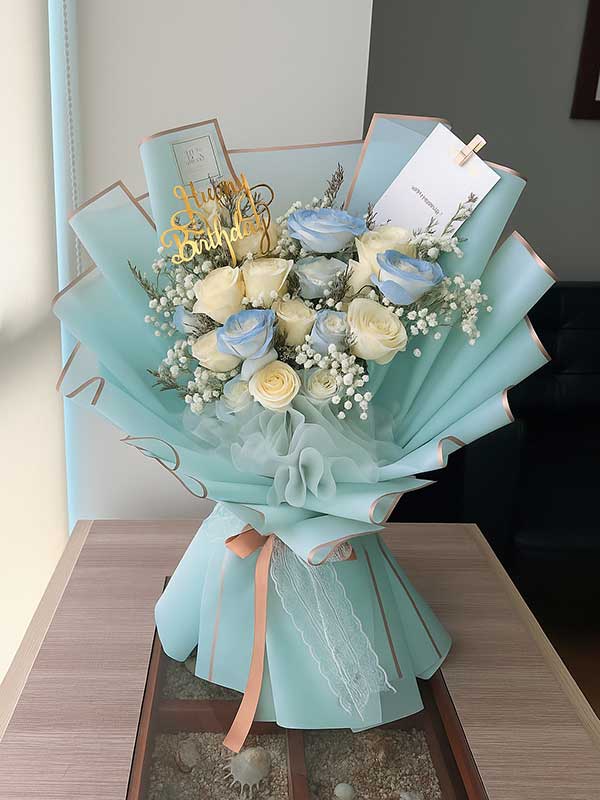  Ivory Birthday Bloom